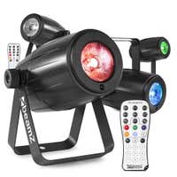 BeamZ PS12W LED Pin Spot 4er Set - 12W mit Fernbedienung - RGBW