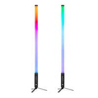 BeamZ Zelos LED Tube Set 2er Set - 360° RGBW/CW LEDs - IP65 - 12h Akku & drahtloses DMX