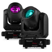 BeamZ Cobra 100H LED Set - 2 Beam Moving Heads mit Prisma - 100W