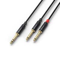 PD Connex Kabel 6,3 Stereo Klinke auf 2x 6,3 Mono Klinke - 3m