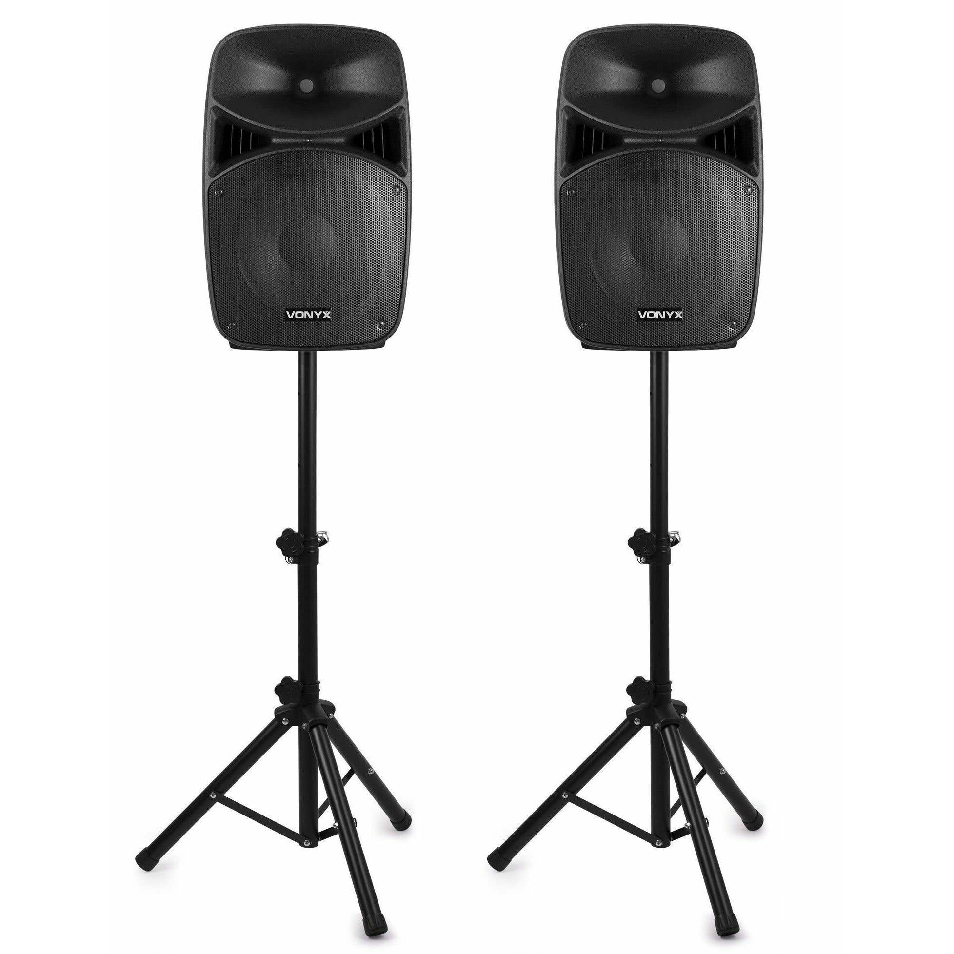 Vonyx VPS122A Soundsystem 800 W mit Ständern