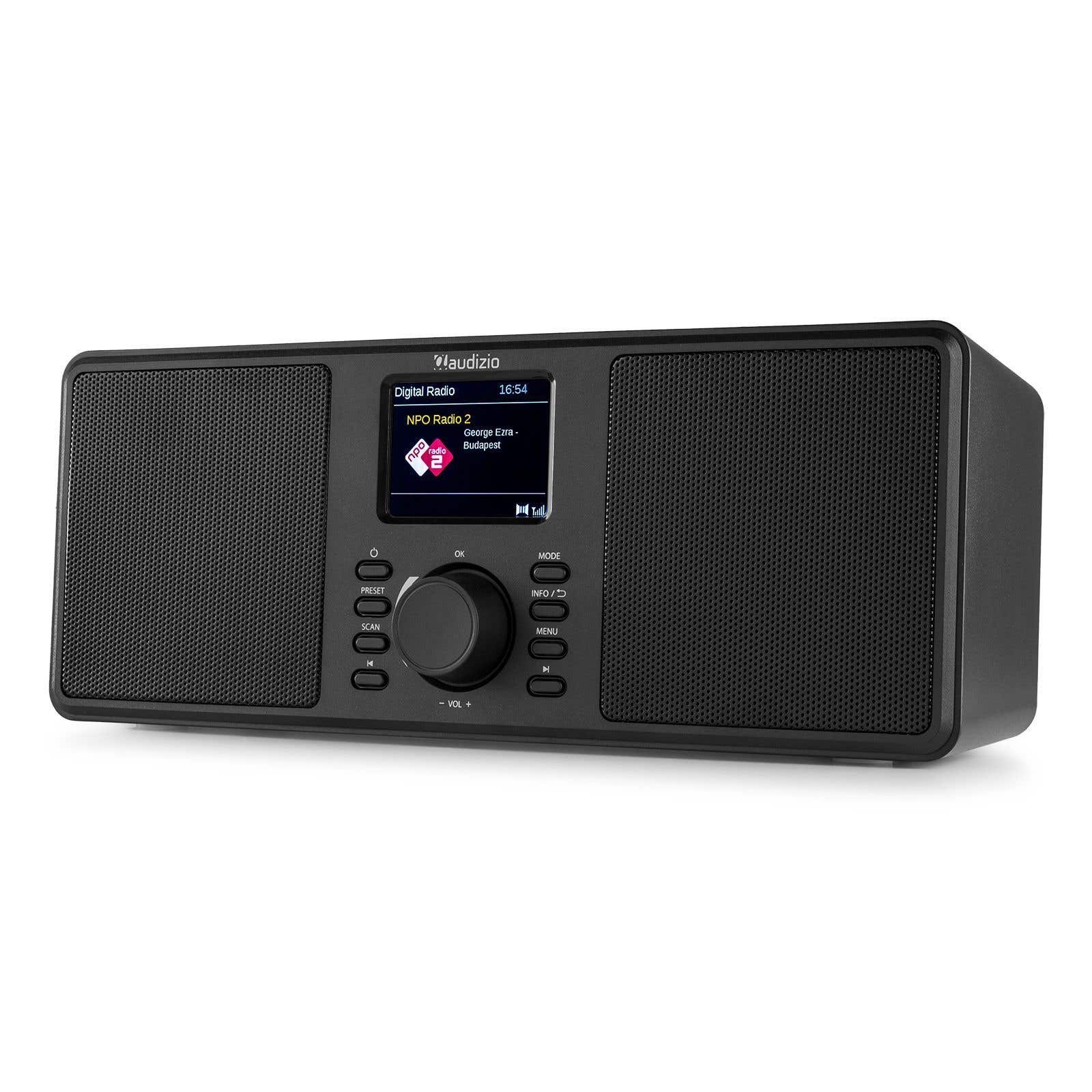 Audizio Monza DAB+ Stereo Radio mit Bluetooth - Schwarz