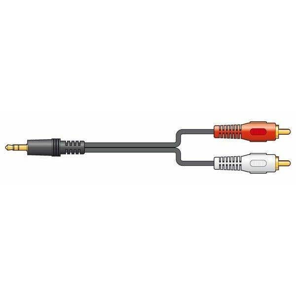 SkyTronic Audiokabel: 2x RCA / Cinch - 1x 3,5 mm Klinke 1,5 m