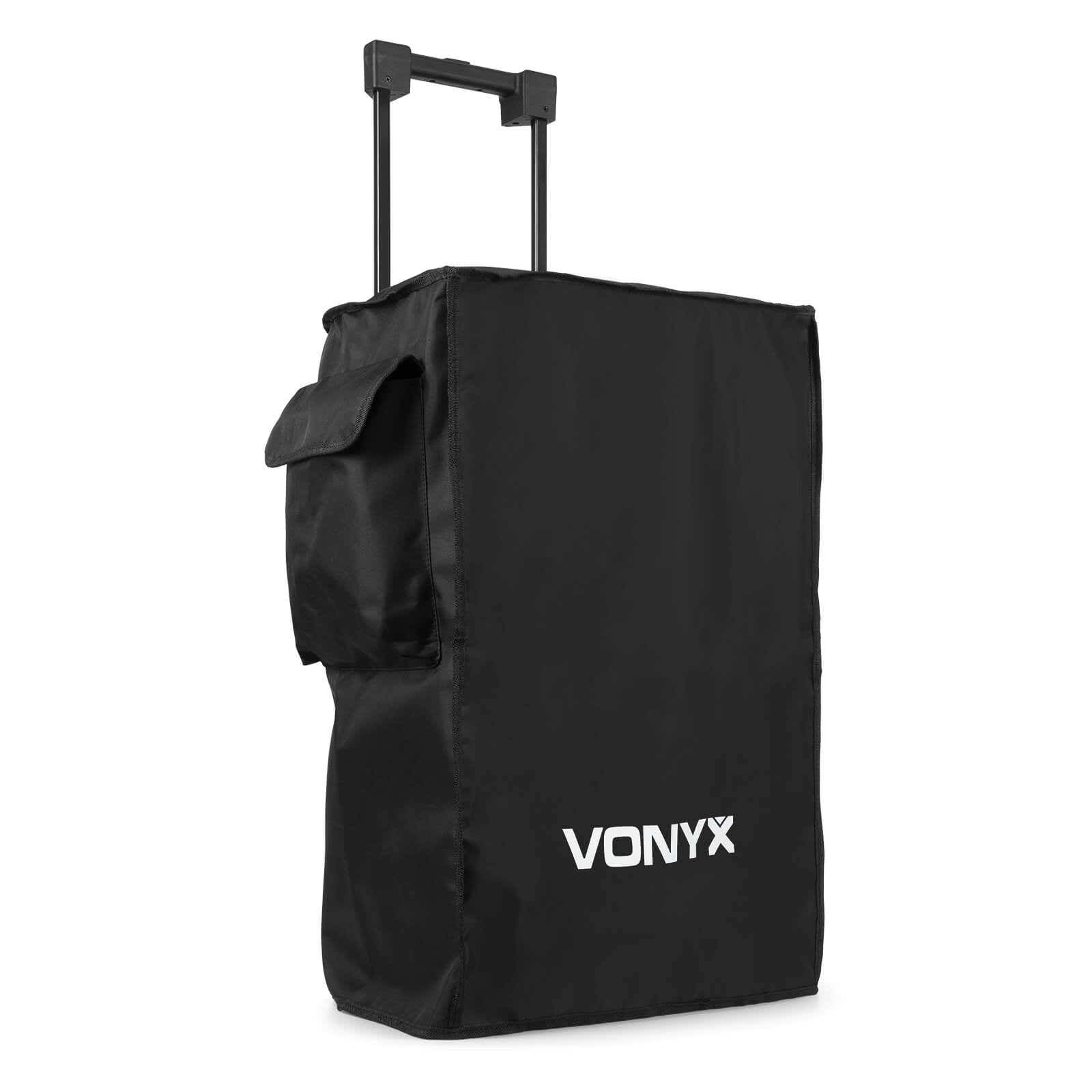 Vonyx SC15B Speaker Cover Basic für 15" Lautsprecher mit Öffnung für Trolley Griff - passend für Vonyx VSA und AP Serie - Schwarz
