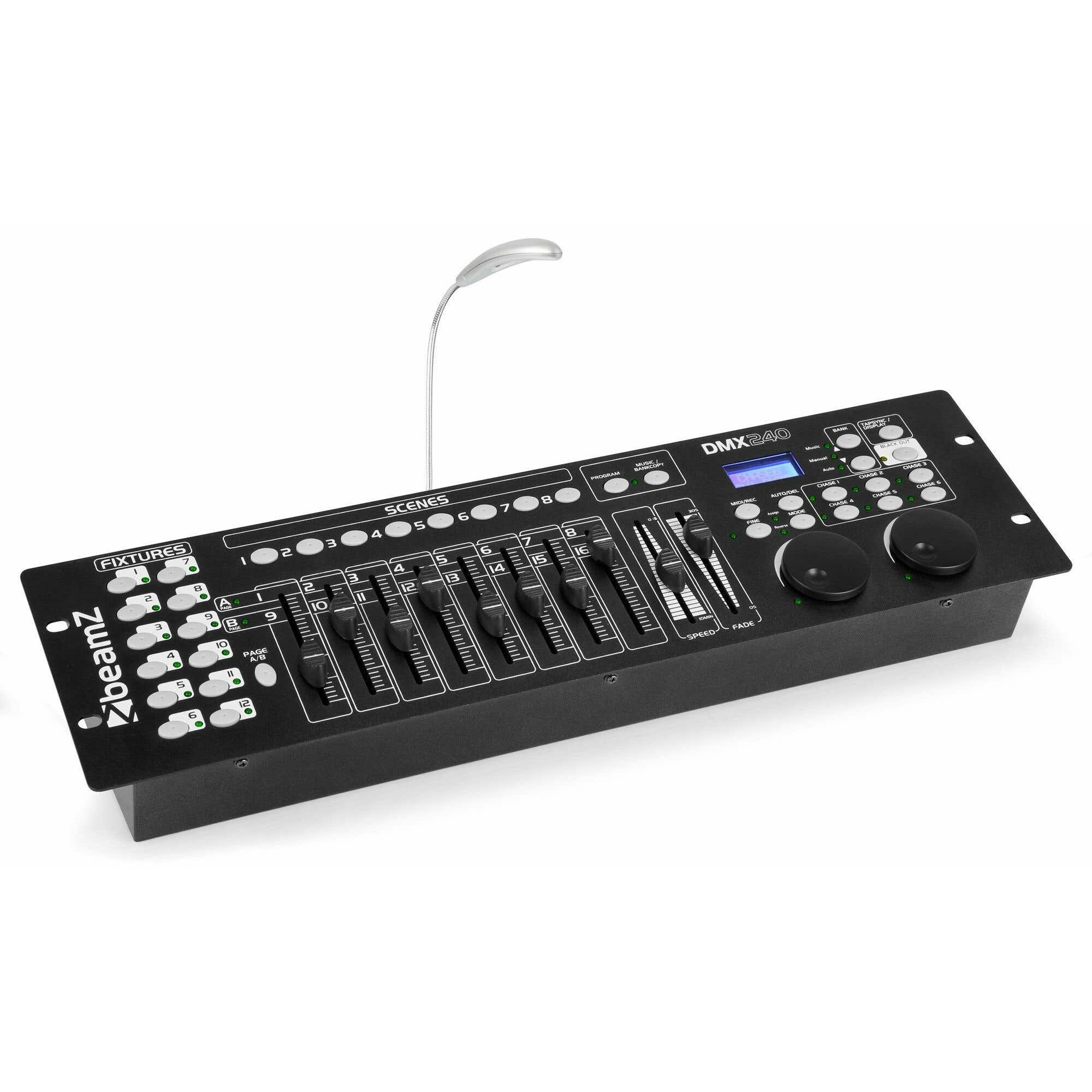 BeamZ DMX240 192 Kanäle DMX-Steuerung für 12 Lichteffekte