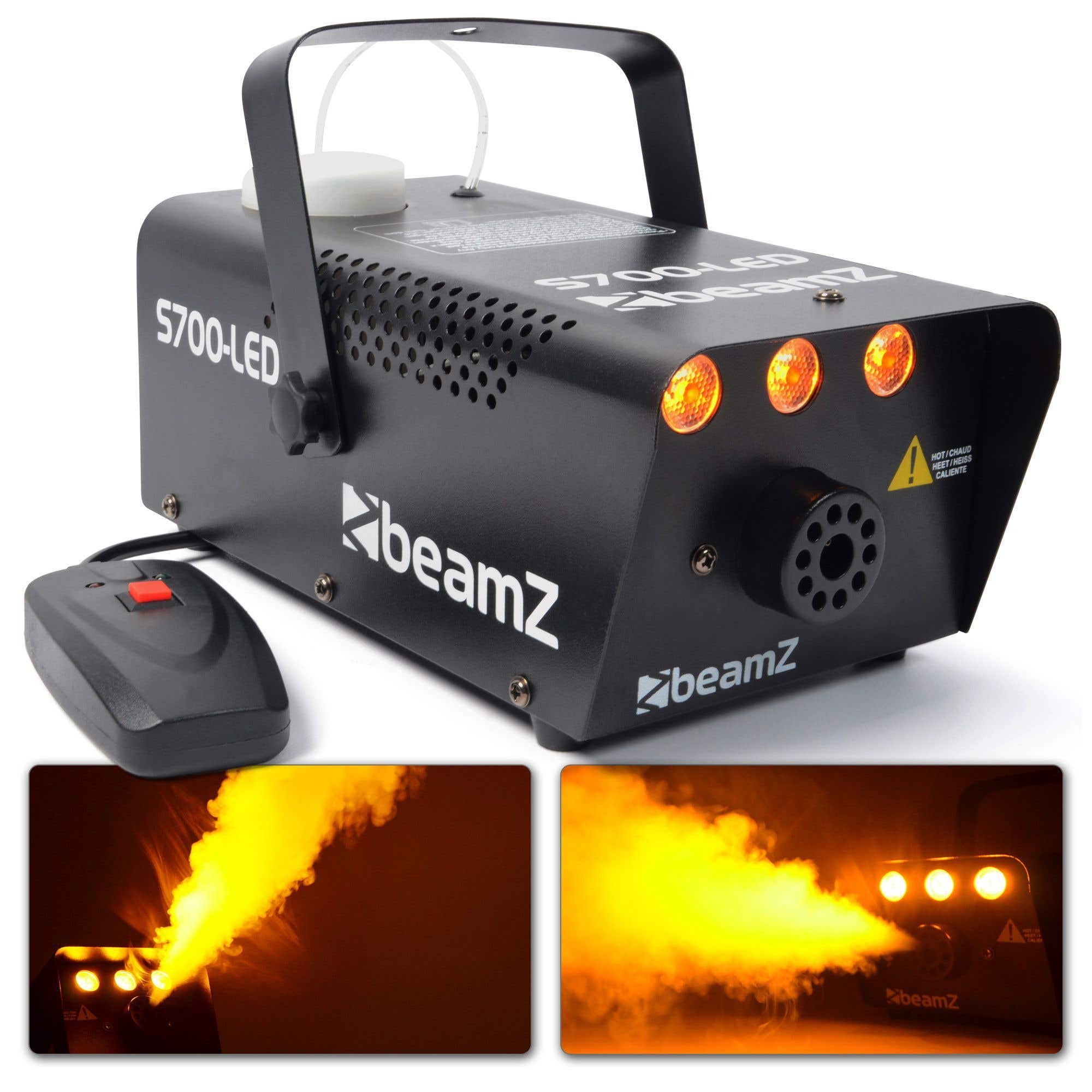 BeamZ 700-Watt-Nebelmaschine S700-LED mit Flammeneffekt
