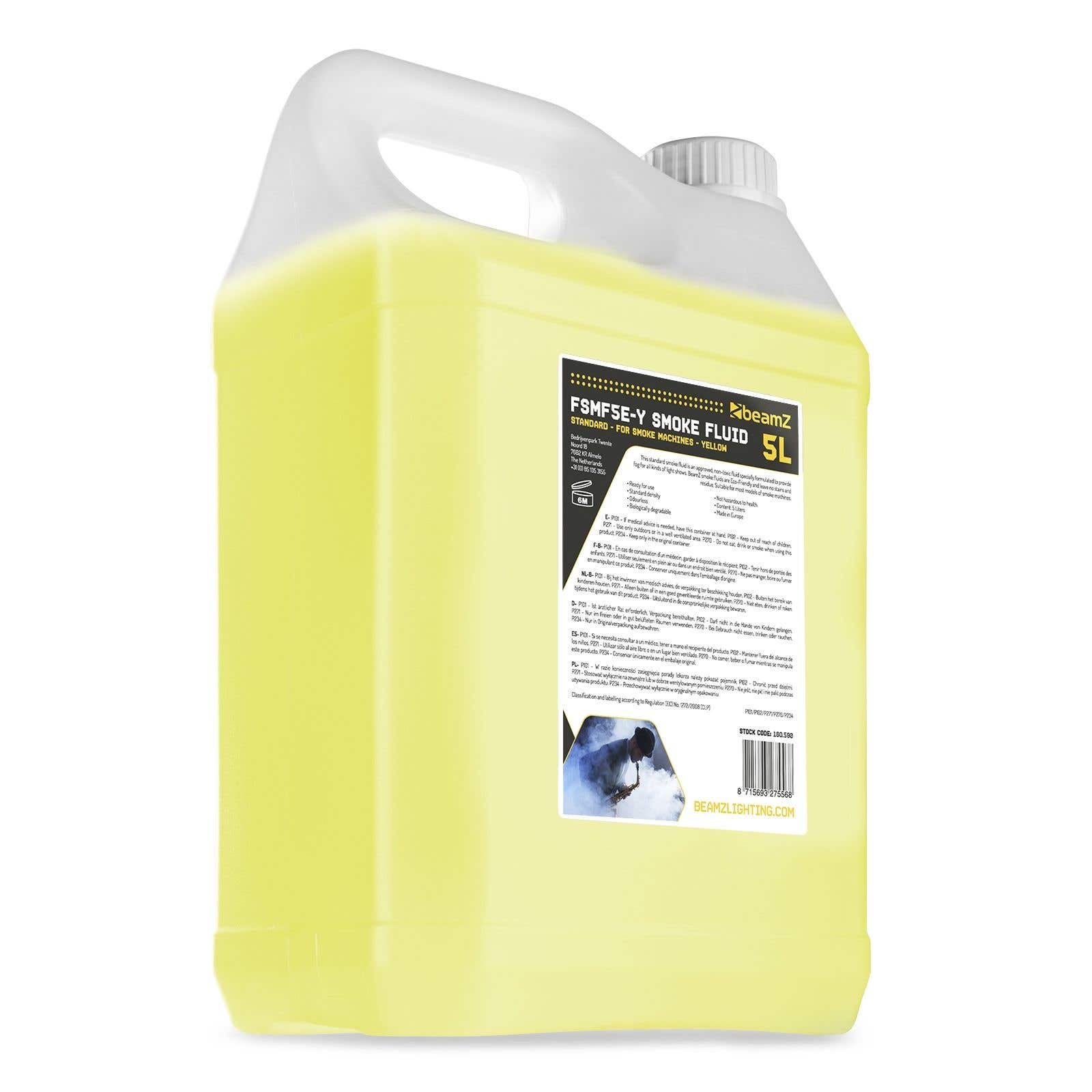 BeamZ Nebelflüssigkeit Gelb ECO - 5L