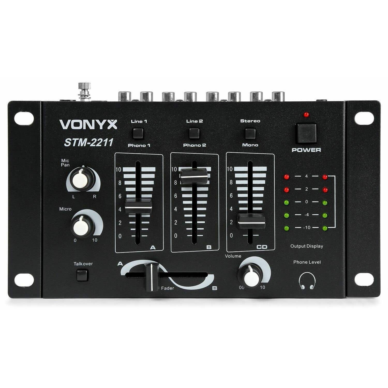 Vonyx STM-2211B 4-Kanal-Mischpult - Schwarz