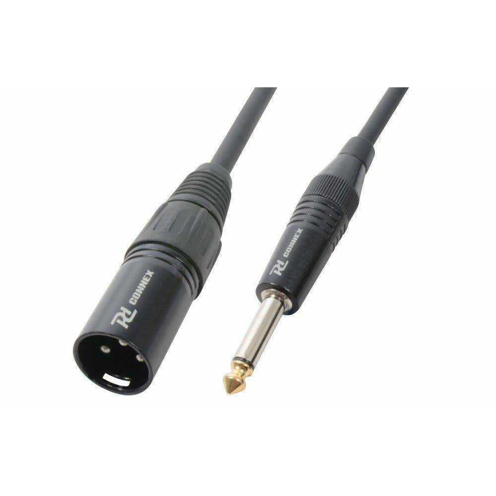 PD Connex XLR Stecker - 6,3 mm Mono-Klinkenkabel 1,5 Meter