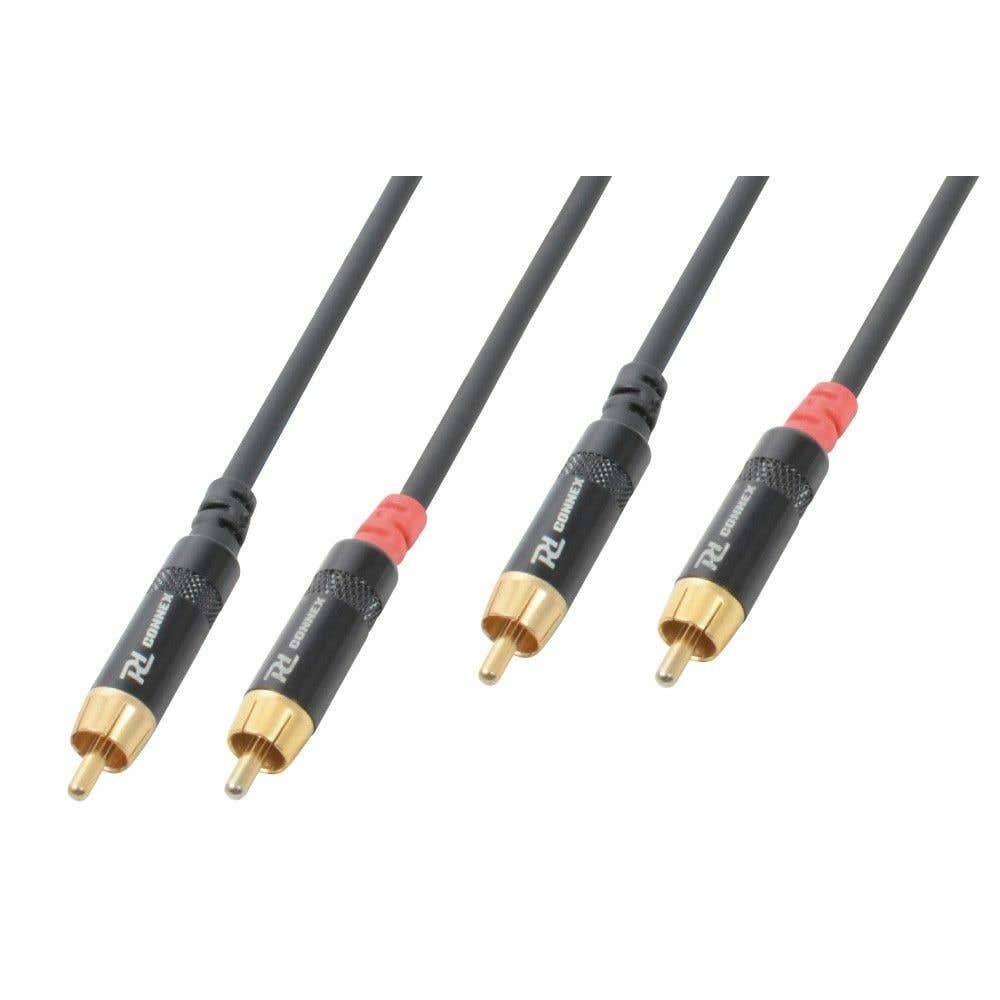 PD Connex RCA-Kabel 2x RCA-Stecker - 2x RCA-Stecker - 6 m