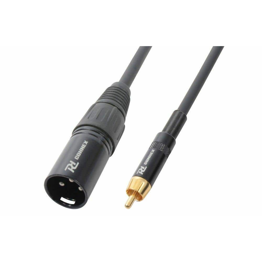 PD Connex-Kabel XLR-Stecker - RCA-Stecker 8,0 m