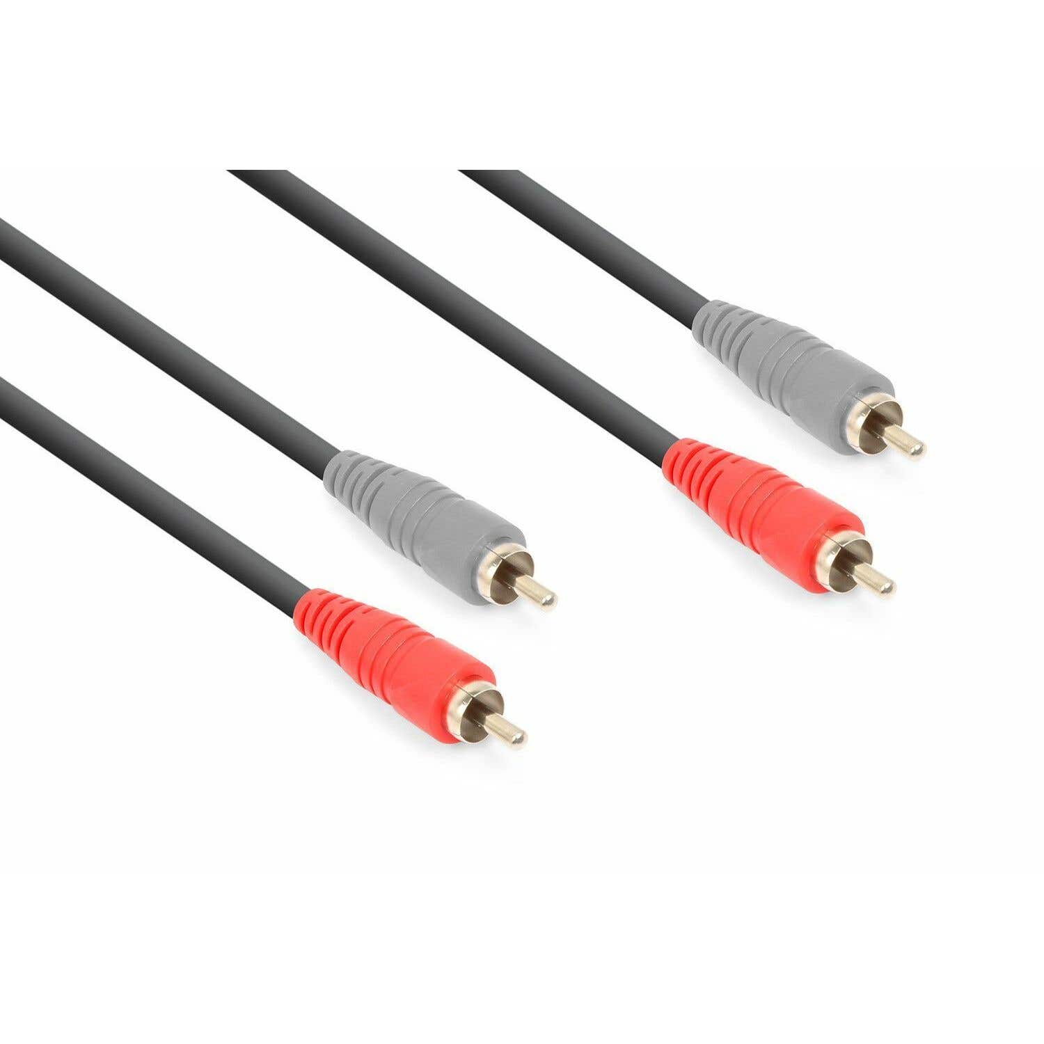 Vonyx Chinch-Kabel für Mischpult, Verstärker, CD, etc. - 1,5 Meter