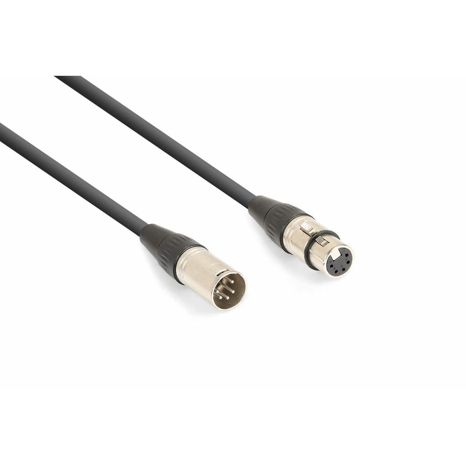 PD Connex DMX-Kabel 5-polig XLR Stecker - 5-polig XLR Buchse 12 m