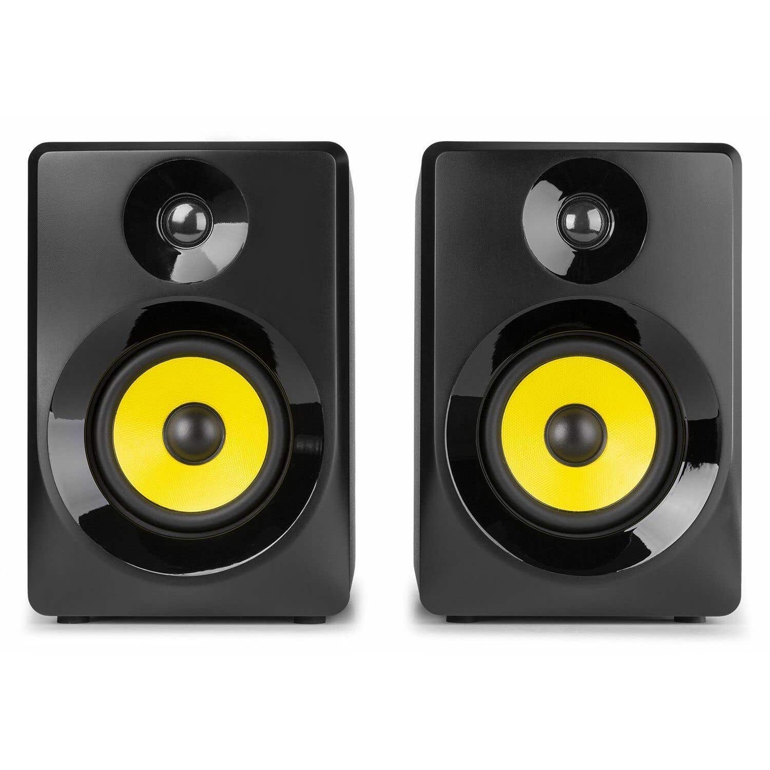 Vonyx SMN30B aktive Studio-Monitor-Lautsprecher 60 Watt – Schwarz