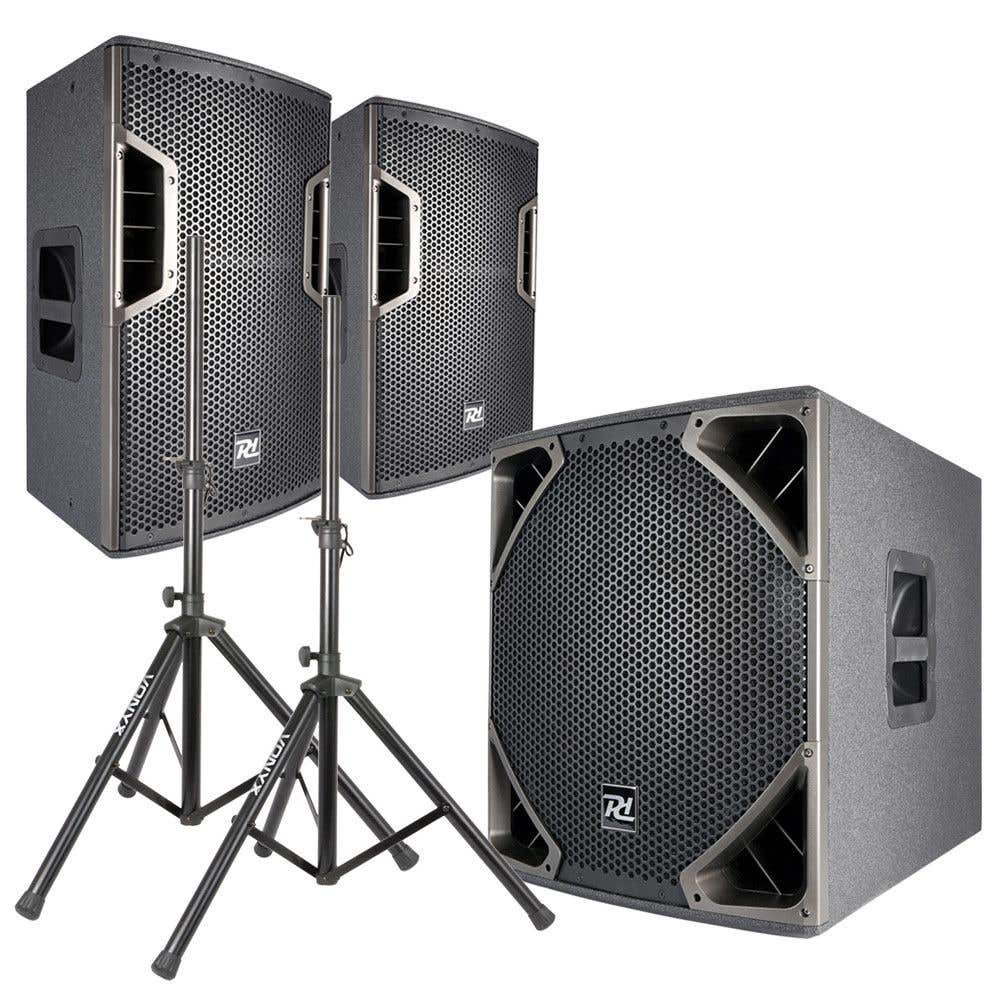 Power Dynamics PD-6 Aktiv 2.1-Set - 2600 W