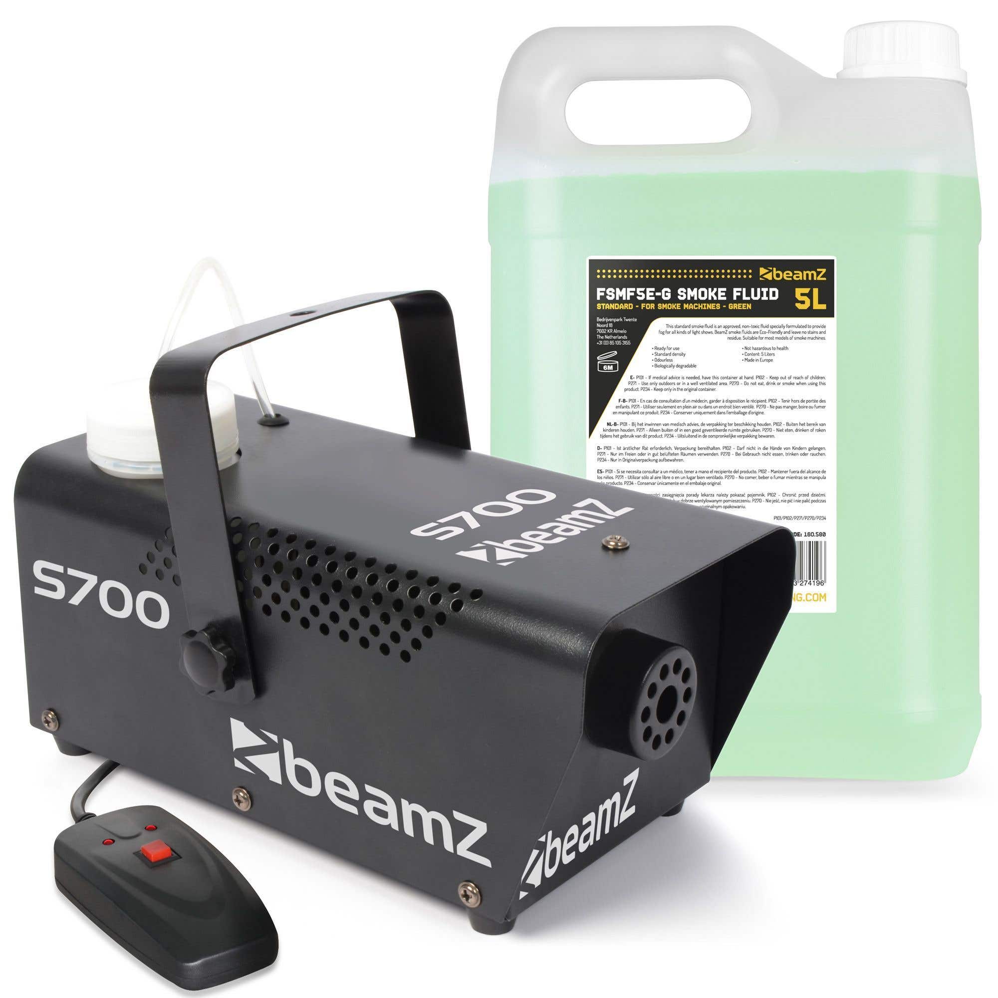 BeamZ S700 Nebelmaschine inkl. über 5 Liter Nebelfluid