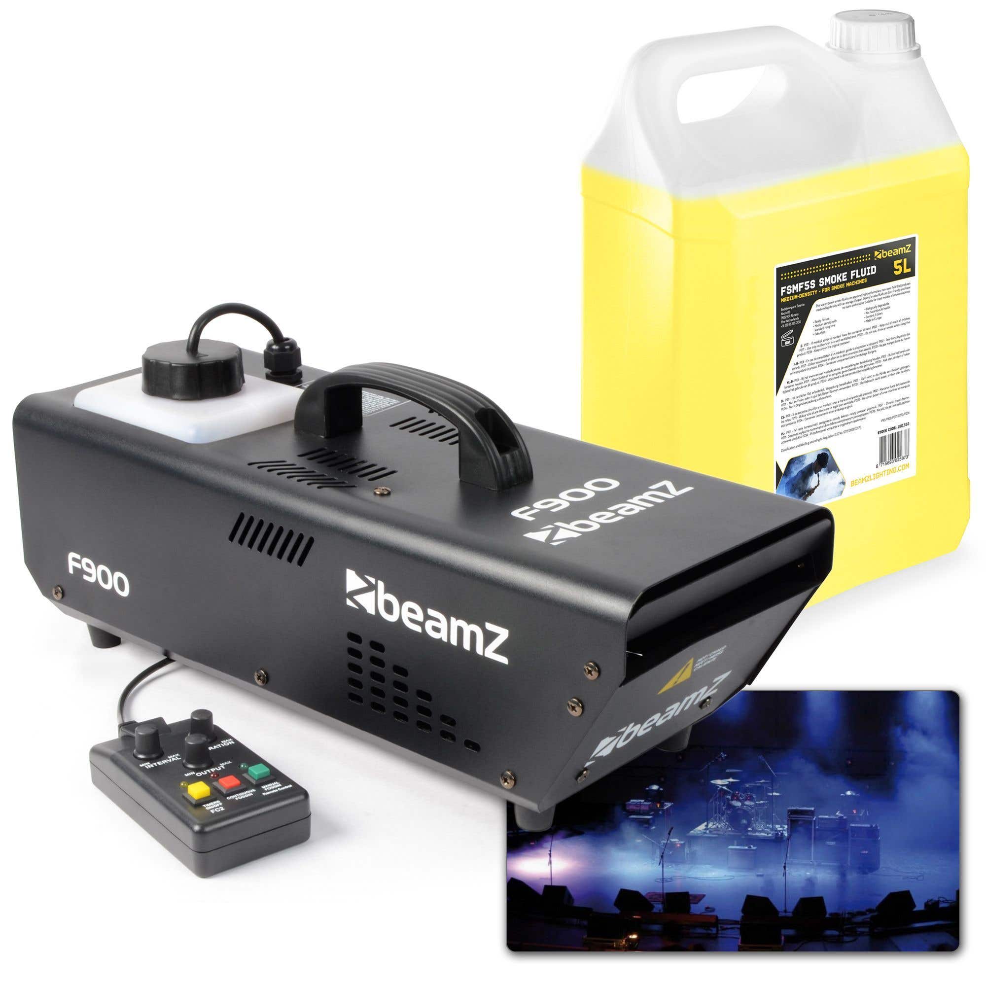 BeamZ F900 Fazer mit 5 Litern Nebelfluid