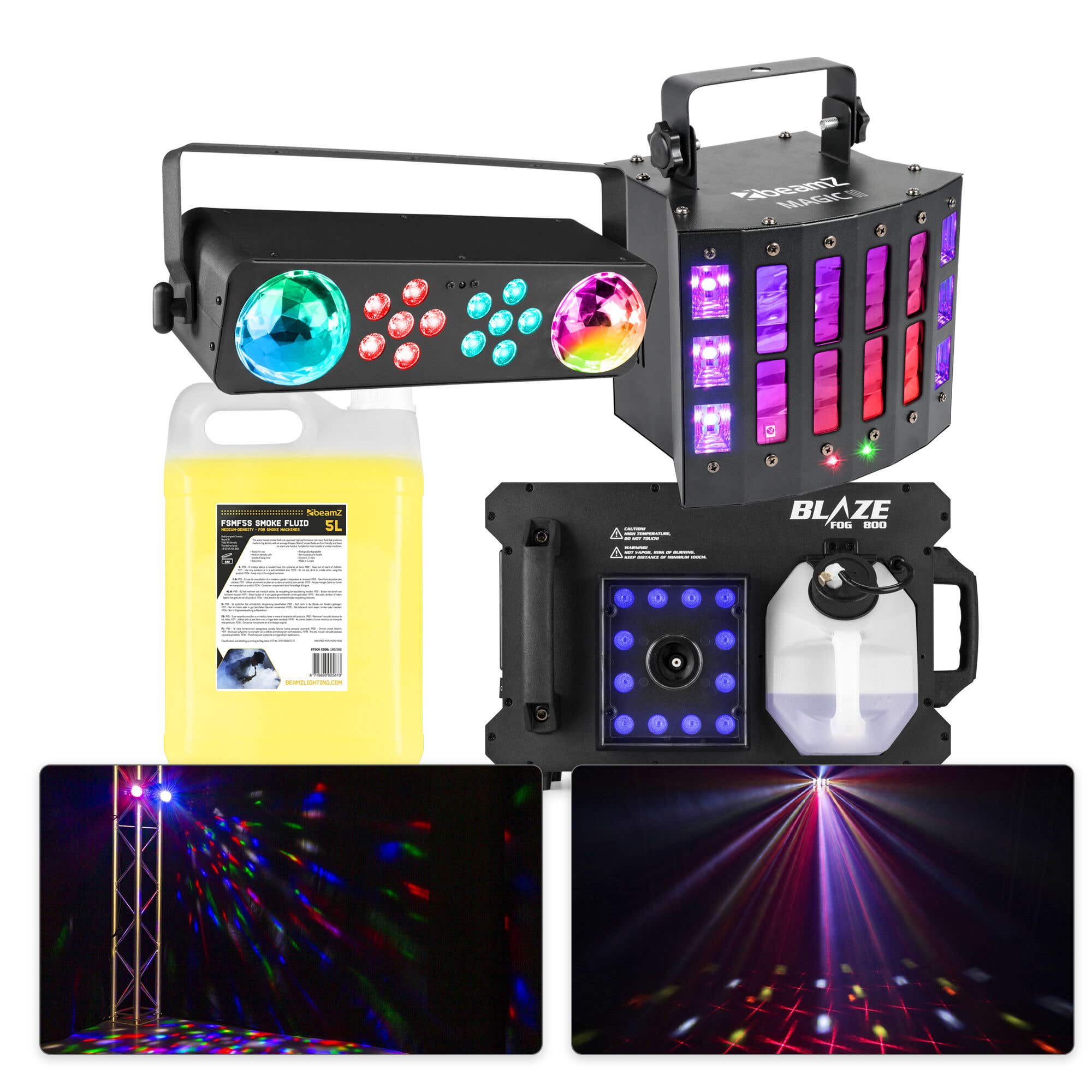 BeamZ Lichtset für Partybuden