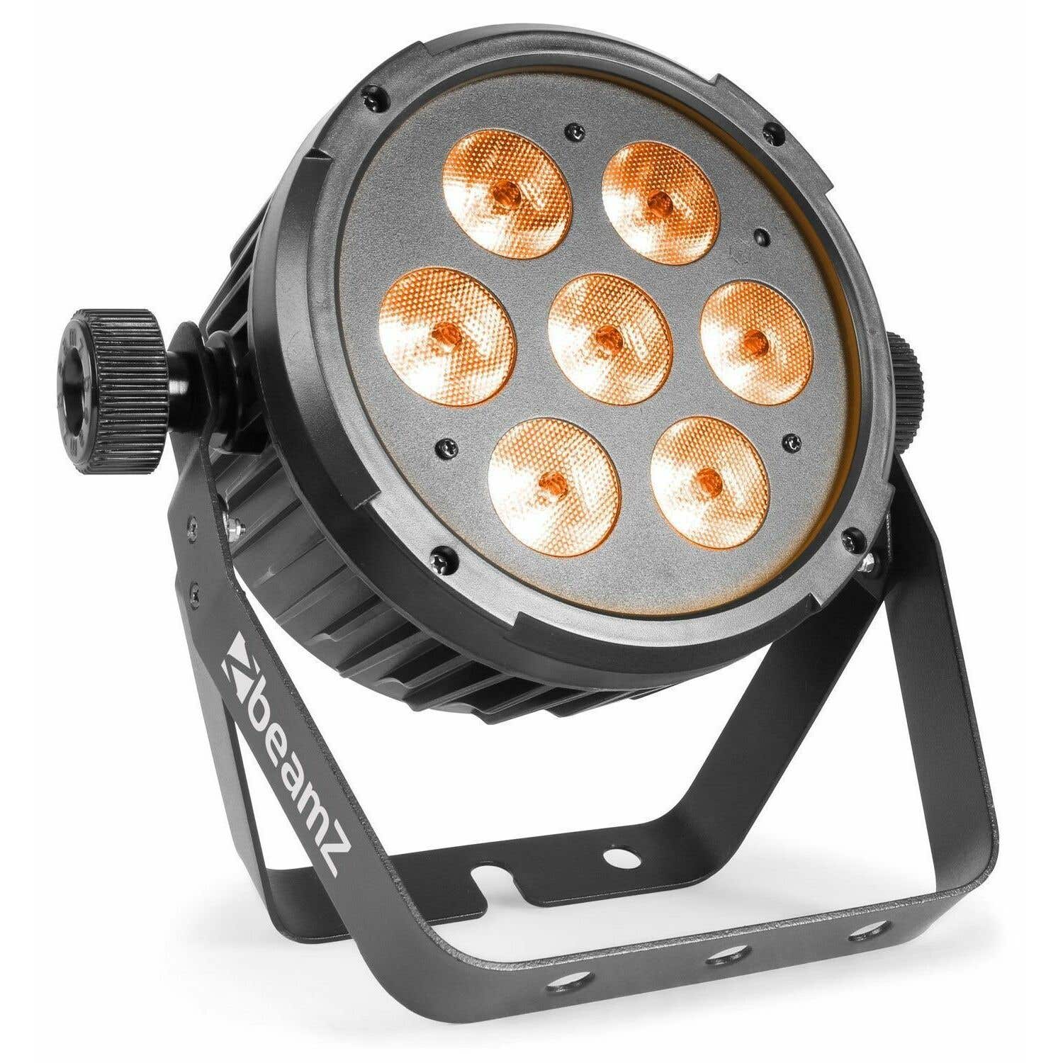 BeamZ BT280 LED-Flatpar mit 7x 10 W RGBW_UV LEDs inkl. Fernbedienung