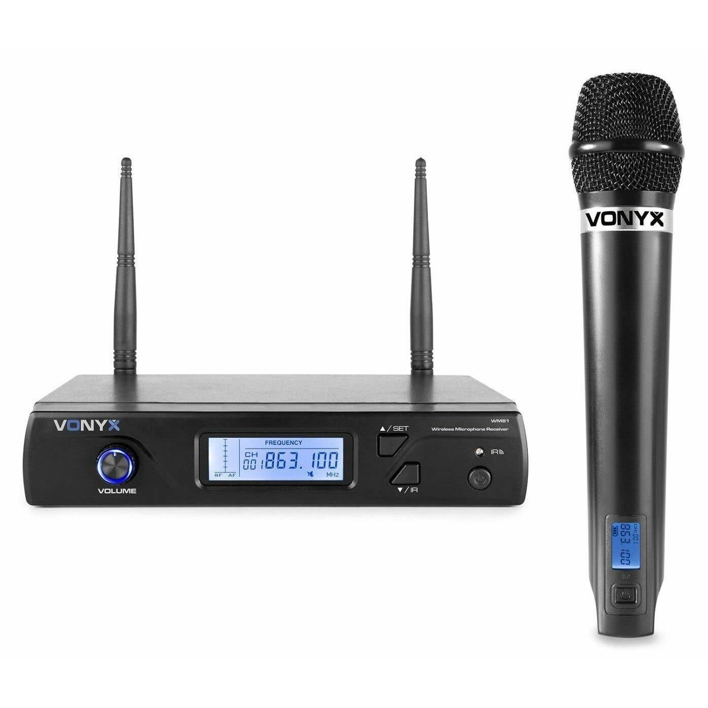 Vonyx WM61 kabelloses UHF-Mikrofon – 16 Kanal