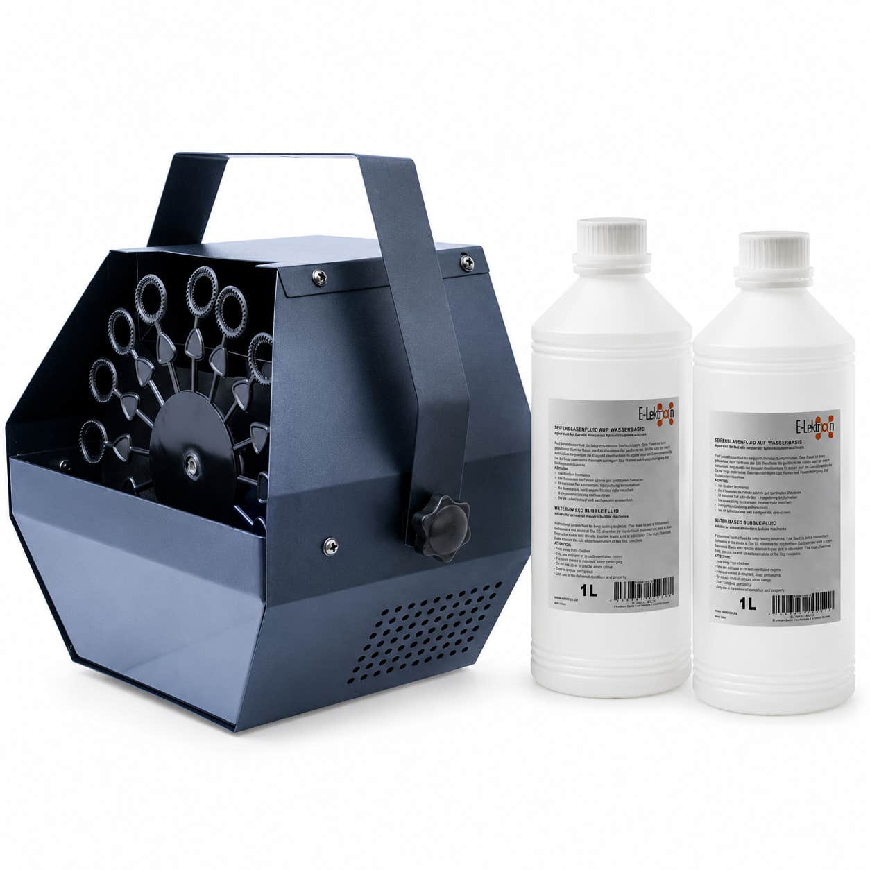 E-Lektron B500-R Seifenblasenmaschine mit 2 l Flüssigkeit - Inklusive Fernbedienung