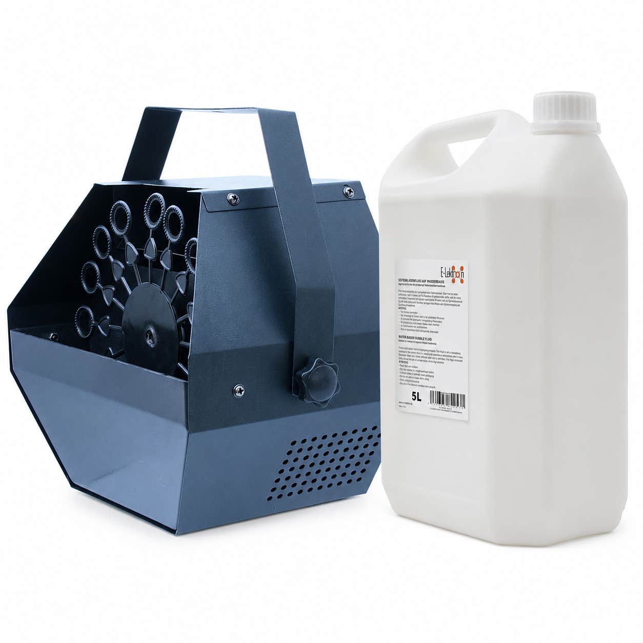 E-Lektron B500-R Seifenblasenmaschine mit 5 l Flüssigkeit - Inklusive Fernbedienung