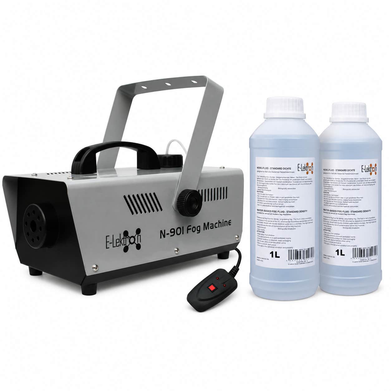 E-Lektron N-901 Nebelmaschine mit 2 l Nebelfluid - 900 W mit Fernbedienung