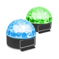 Fuzzix Set mit 2 Jelly Balls mit LED Lichteffekt und vielen bewegten und farbigen Lichtstrahlen