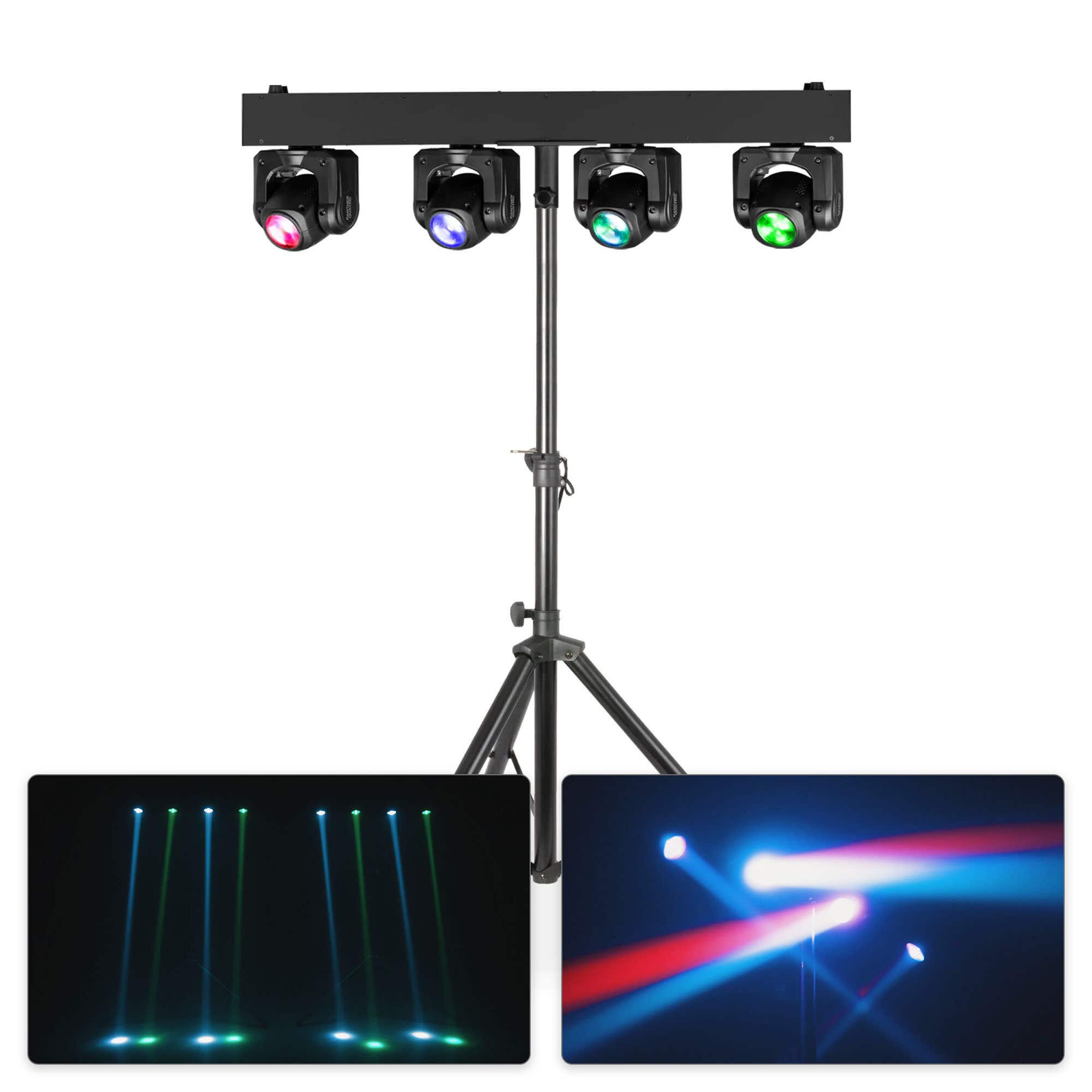 BeamZ Panther Quatro Moving Head Bar mit Stativ