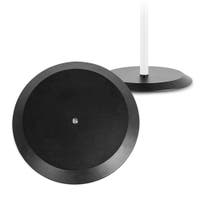 Vonyx MPS-B45R runde Bodenplatte - M20 Gewindebuchse - 46 cm Durchmesser - Schwarz