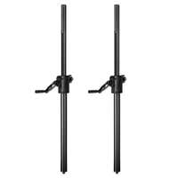 Vonyx LST93 Wind-up Zwischenstange 2er Set - M20 Gewinde & 35 mm Adapter - Belastbar bis 50 kg