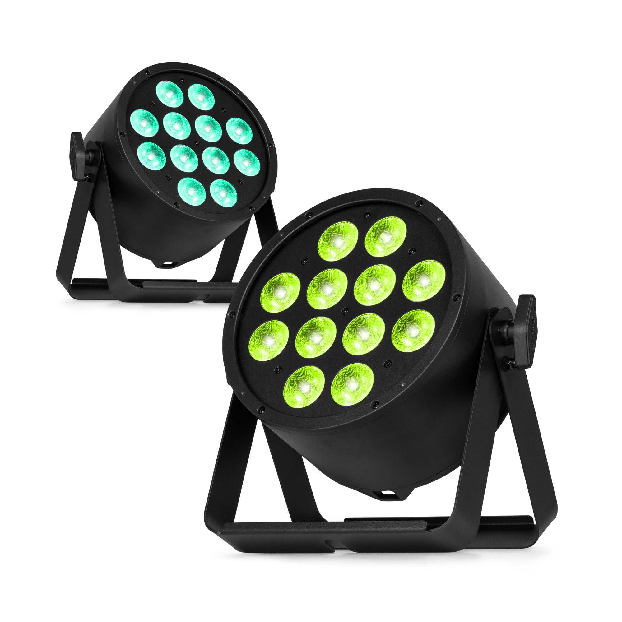 BeamZ Pro BAC332 LED PAR 2er Set - ProPar mit RGBALC LEDs - 12x 10W