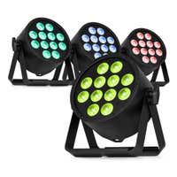 BeamZ Pro BAC332 LED PAR 4er Set - ProPar mit RGBALC LEDs - 12x 10W