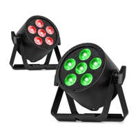 BeamZ Pro BAC320 LED Par 2er Set – LED Par mit RGBW LEDs – 6x 8W