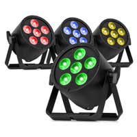 BeamZ Pro BAC320 LED Par 4er Set – LED Par mit RGBW LEDs – 6x 8W