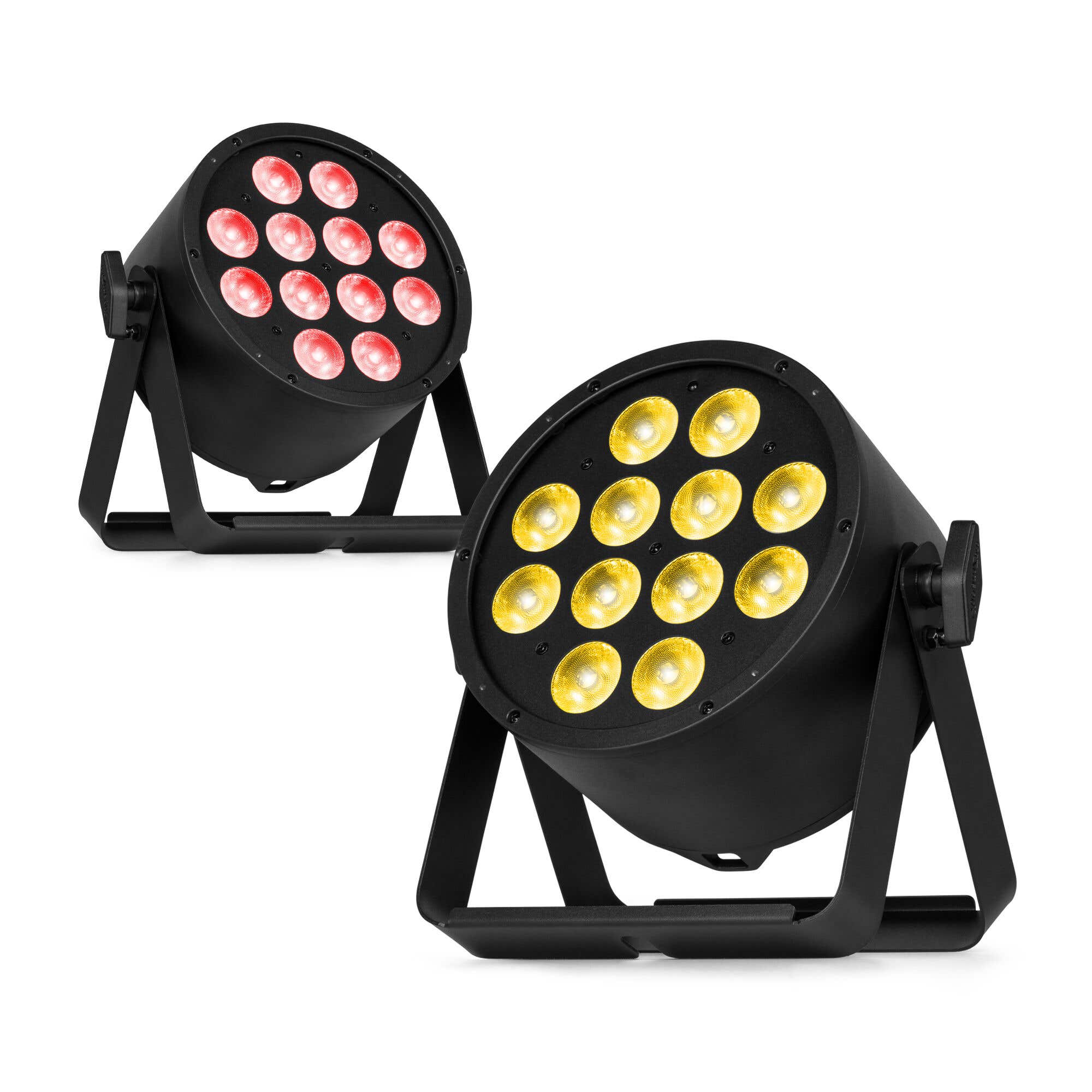 BeamZ ProBAC330 LED Par 2er Set - LED Par mit RGBW LEDs - 12x 8W