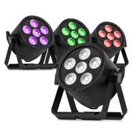 BeamZ Pro 4er Set BAC324 LED Par Scheinwerfer - Pro Par mit RGBWA-UV LEDs - 6x 10W