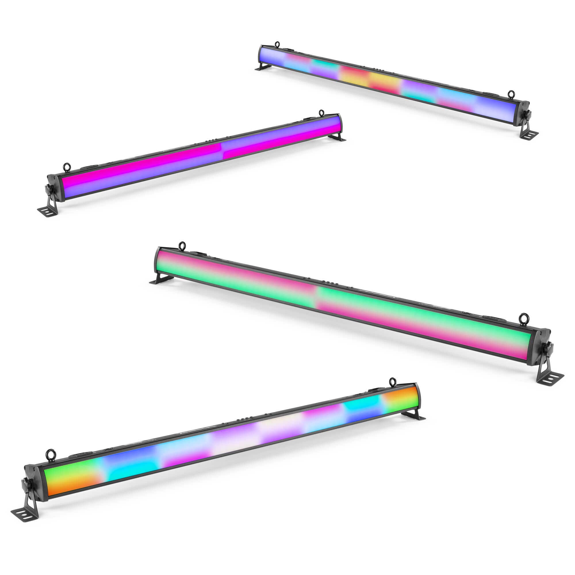 BeamZ LCB224 LED Bar 4er Set - 224x SMD RGB LEDs - 16 Sektionen
