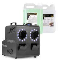 BeamZ Cyclone200 Nebel- & Seifenblasenmaschine – 24 RGBW LEDs – Inkl. 5L Nebelfluid + 5L Seifenfluid
