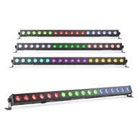 BeamZ LCB183 LED Bar 4er Set - DMX LED Bars mit 3 Sektionen & DMX - 18x 3W RGB