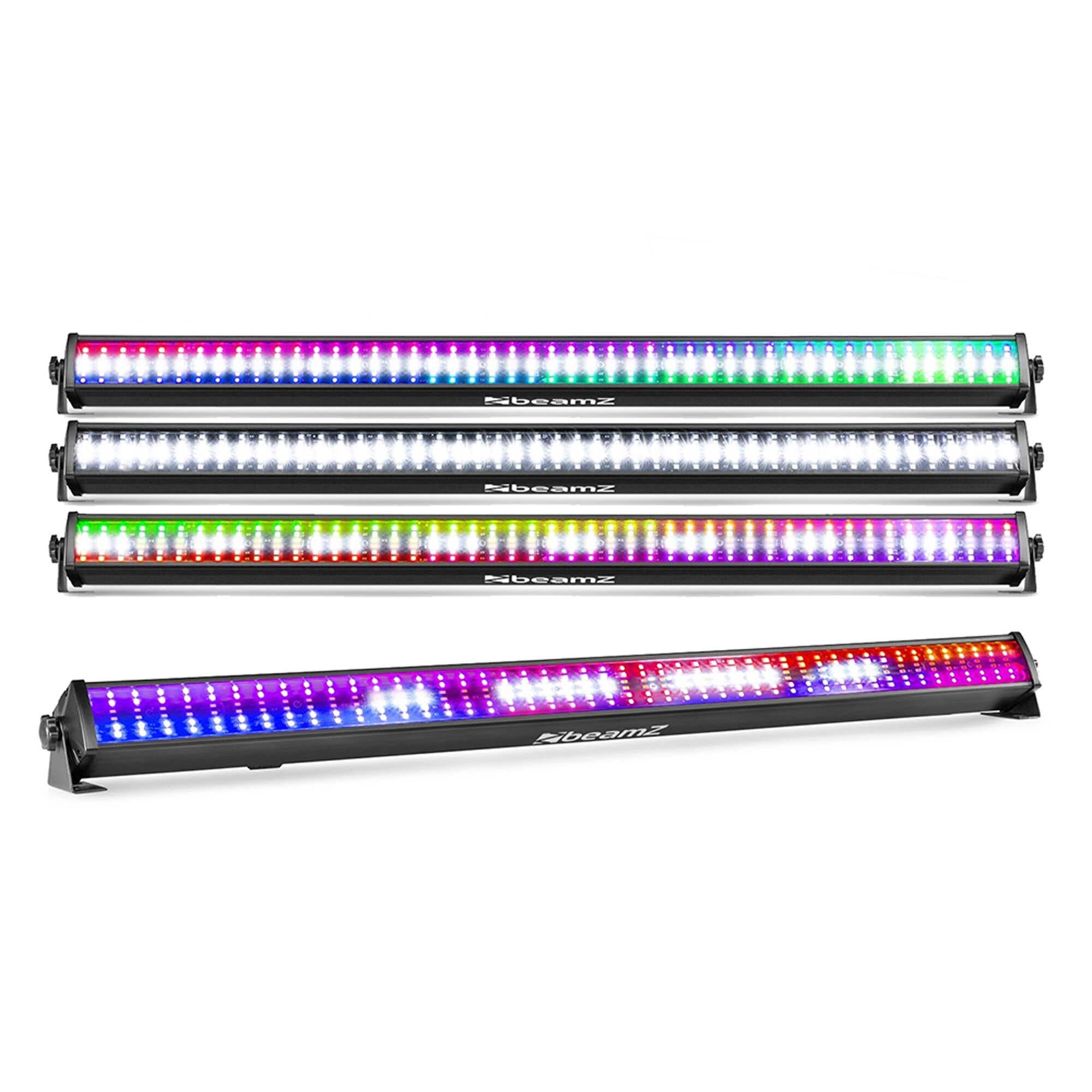 BeamZ LCB288 RGBW LED Bar 4er Set – Wash & Stroboskop – 102 cm