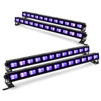 BeamZ BUV123 LED UV Schwarzlicht Bars 4er Set – 12 x 3W