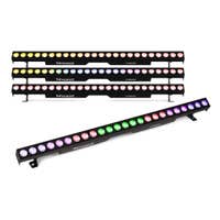 BeamZ Set mit 4 LCB246 LED Bars - 24x 6 W LEDs - RGBAW-UV Schwarzlicht - 8 bedienbare Sektionen