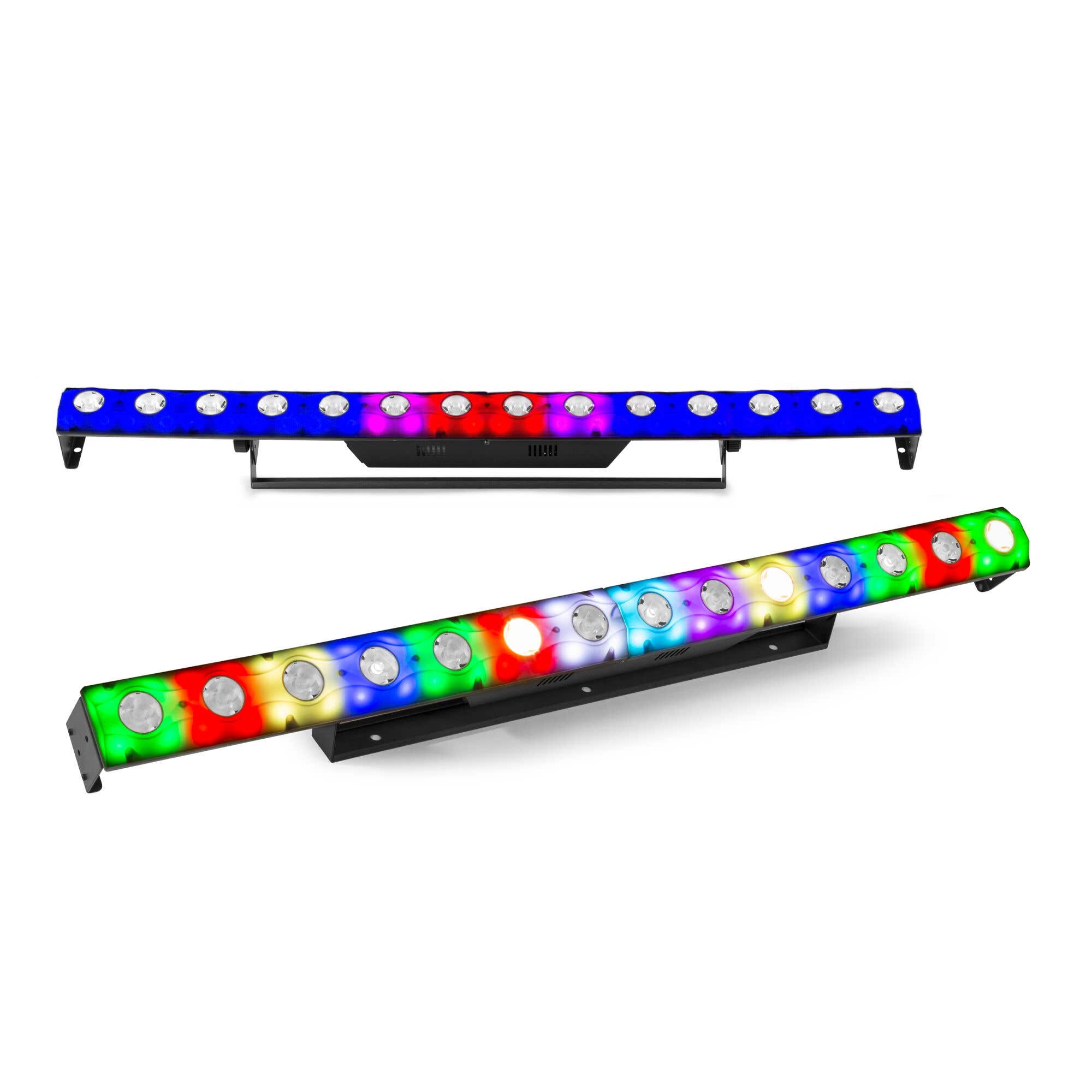 BeamZ Set mit 2 LCB14 Hybrid Sunstrip LED Bars - WW/RGB mit Pixel Control