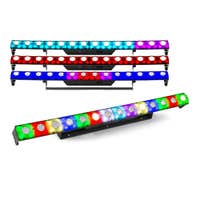 BeamZ Set mit 4 LCB14 Hybrid Sunstrip LED Bars - WW/RGB mit Pixel Control
