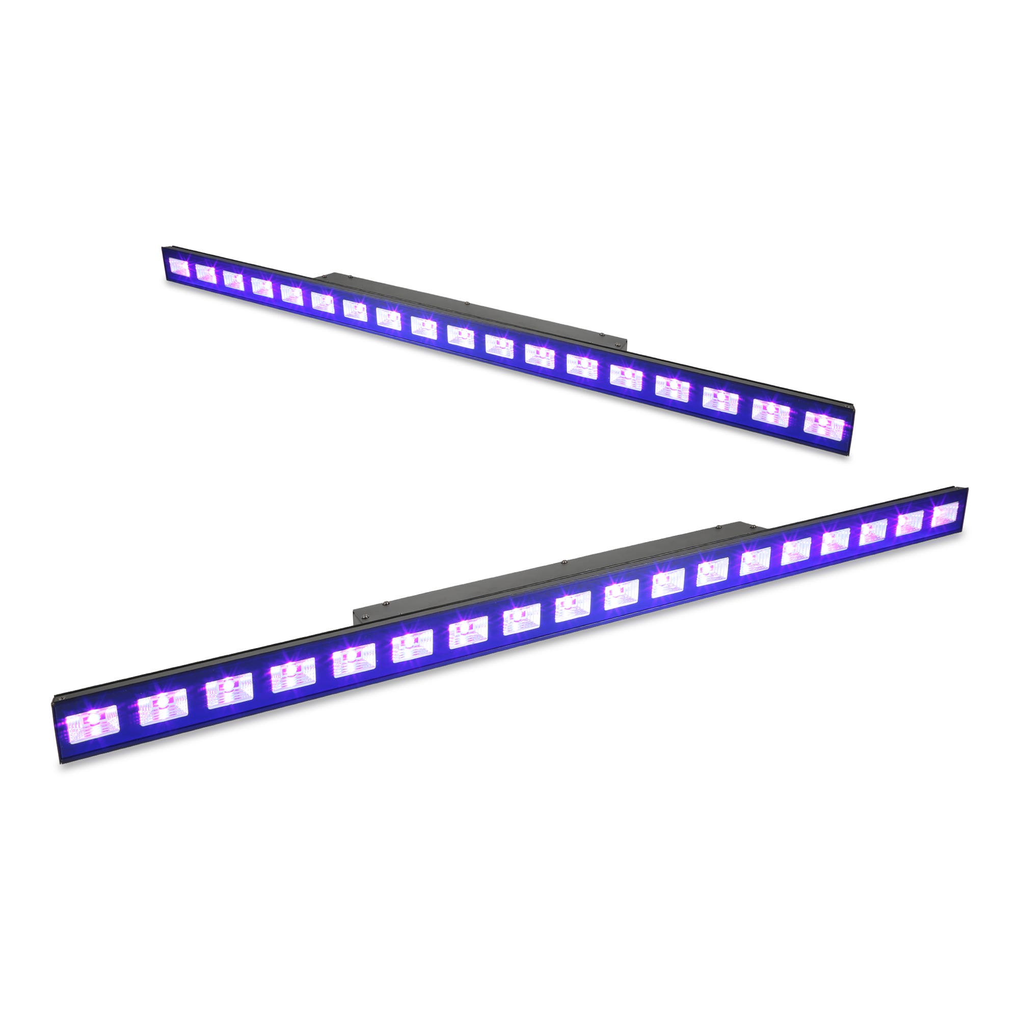 BeamZ LCB48 LED UV Schwarzlicht LED Bars 2er Set - 18x 3W UV LEDs