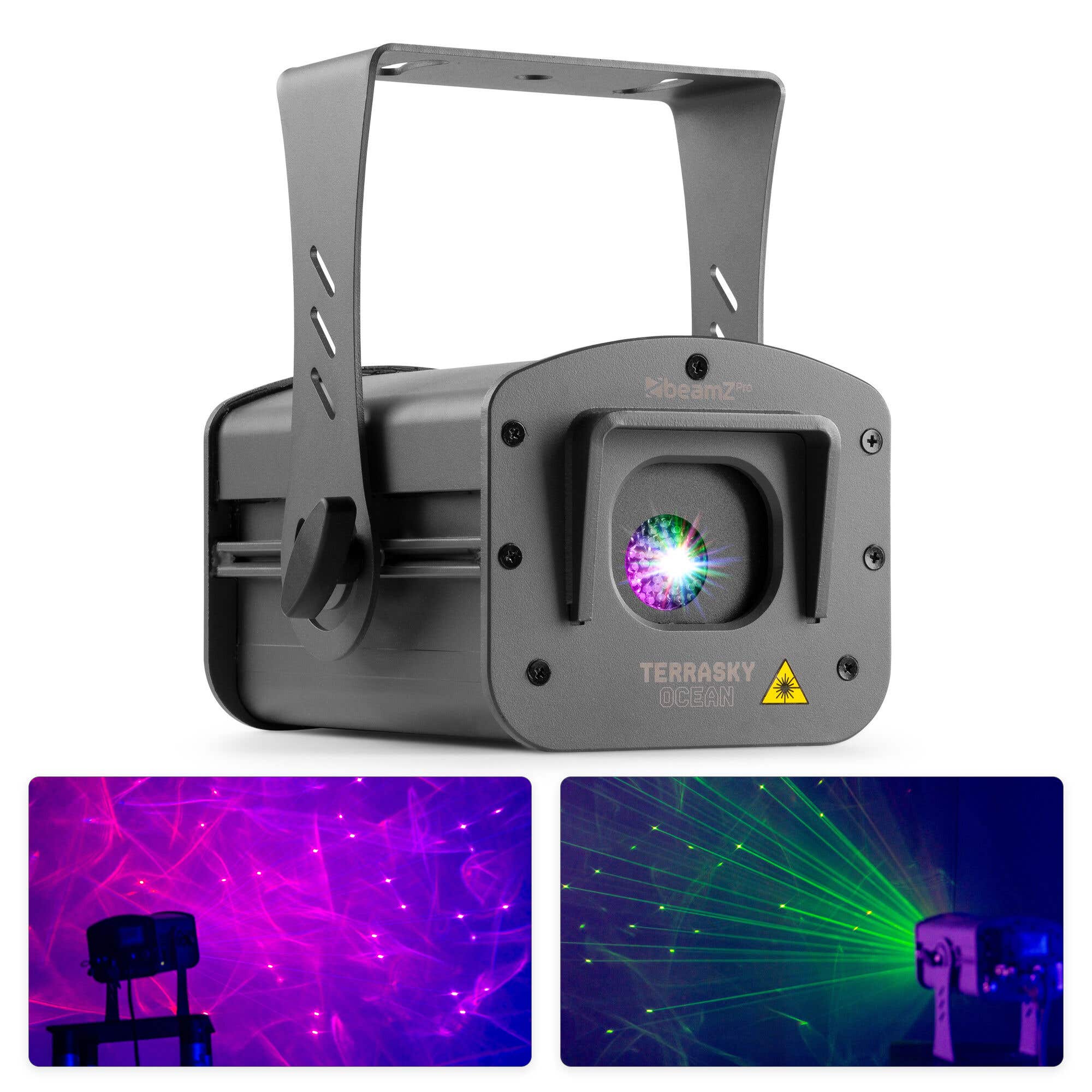 BeamZ Pro TerraSky Ocean Laser - RGB Laser - IP65 Wasserdicht - Oudoor Laser