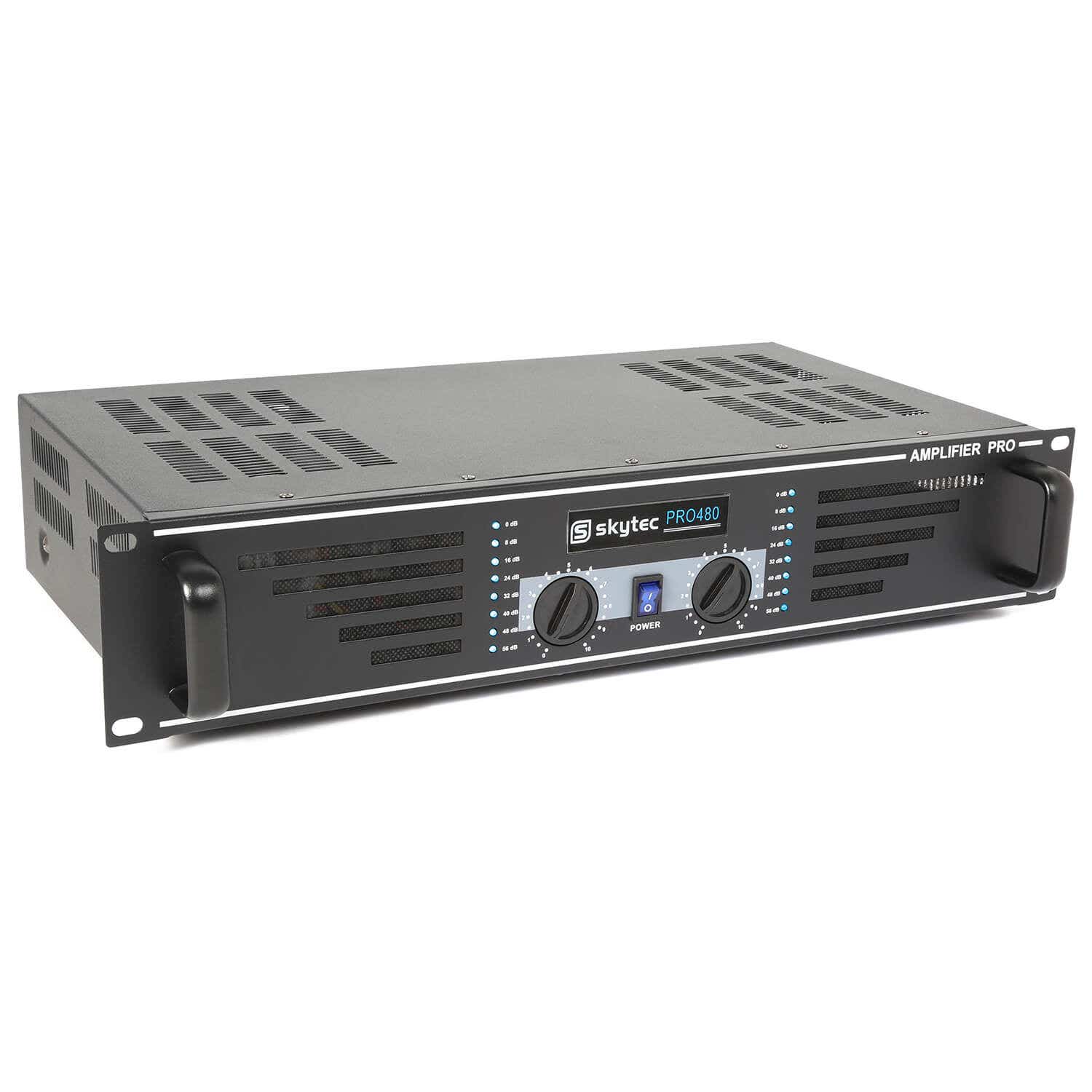 SkyTec SKY-480B Verstärker 2x 480 W - Schwarz