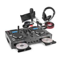 Vonyx CDJ450 Doppel CD/USB MP3 Player und Mixer mit DJ Zubehörset
