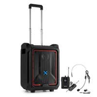 Vonyx SPLASH300 Mobiler Lautsprecher mit drahtlosem Headset - Ideal für Gruppenkurse - Akku - IPX5